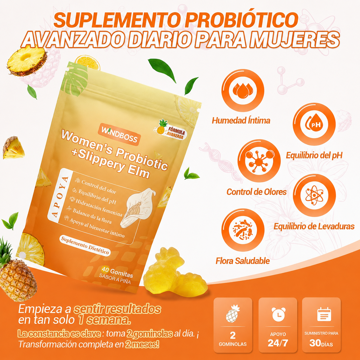 Alune™ Gomitas Probióticas Femeninas