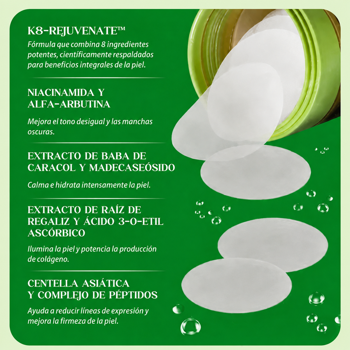 Alune™ Parches Despigmentantes y Aclarantes