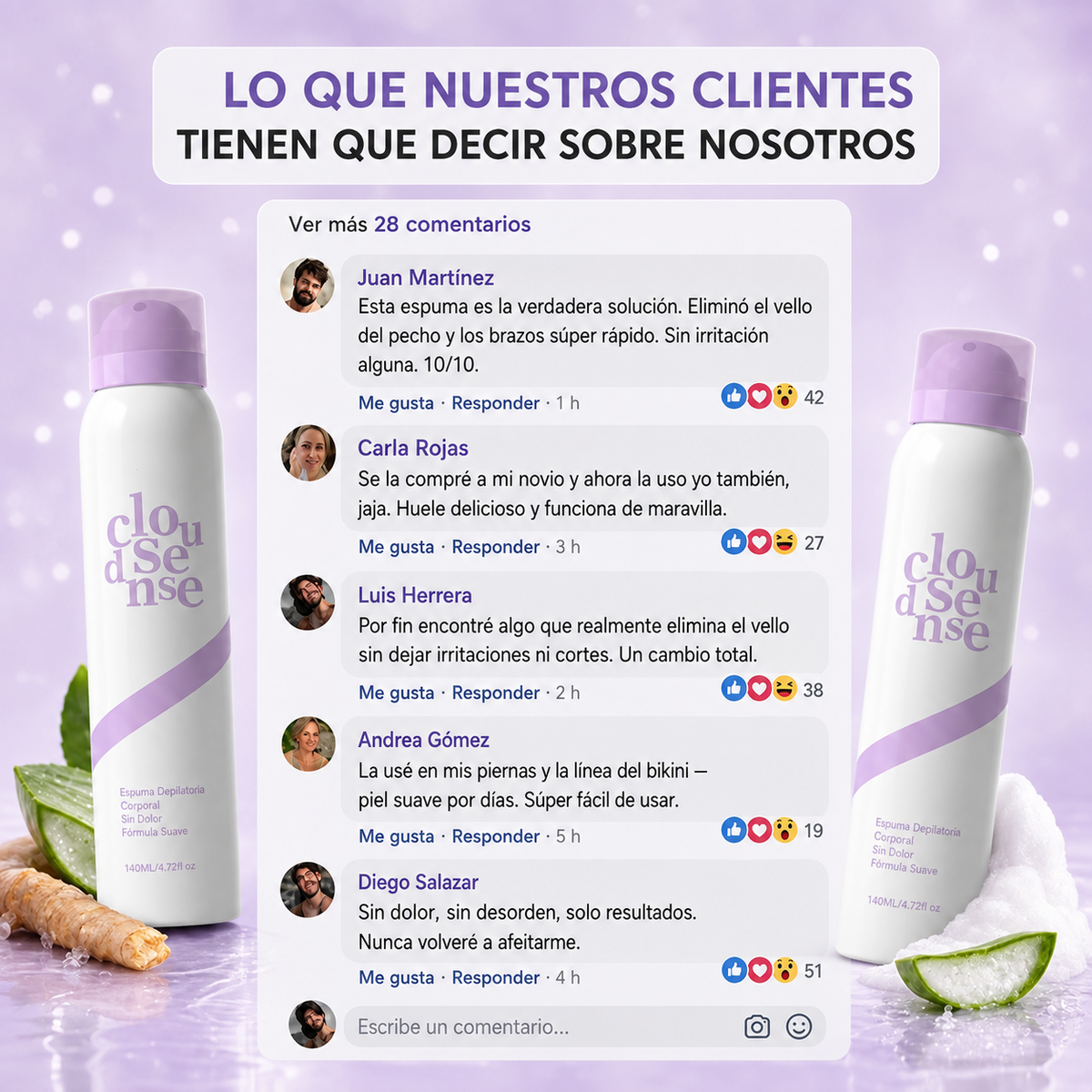 Alune™ Spray Depilatorio