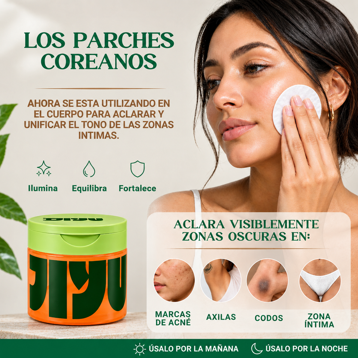 Alune™ Parches Despigmentantes y Aclarantes