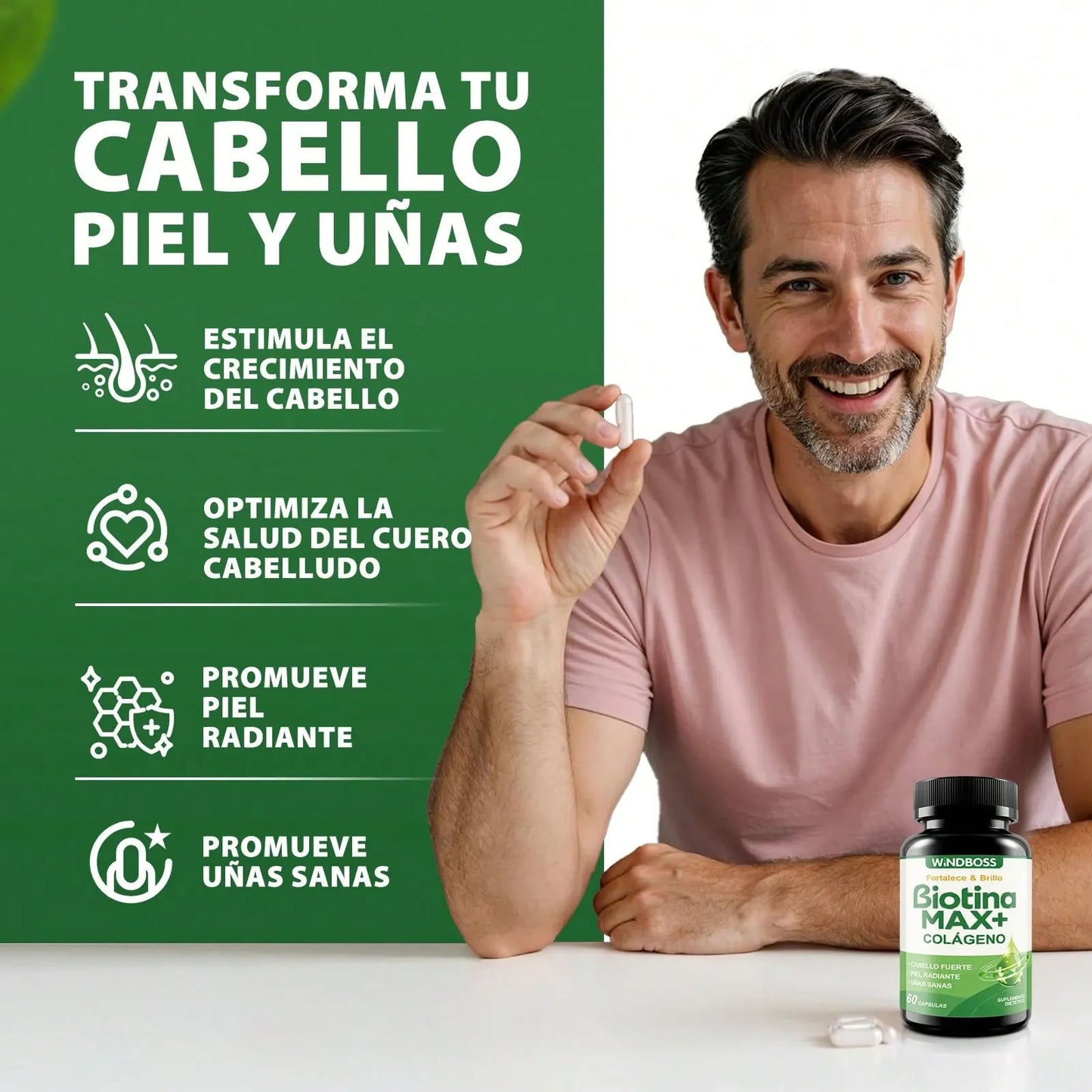 Alune™ Vitaminas 24 en 1 para el cabello