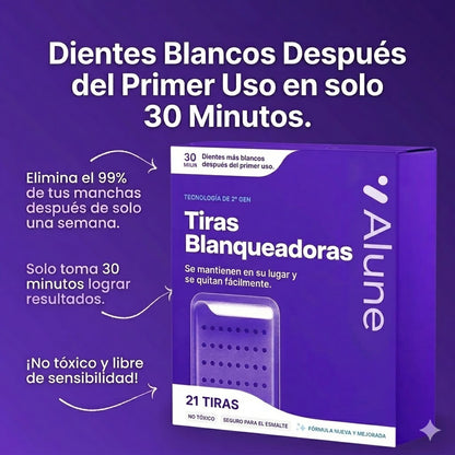 Alune™ Tiras Blanqueadoras